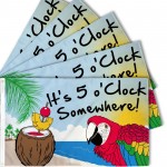 It's 5 O'clock Somewhere 3' x 5' Polyester Flag - 5 pack